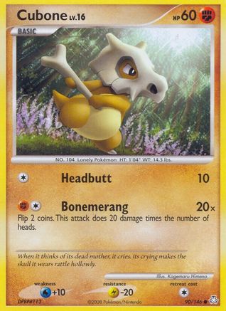 Cubone 090/146 - Reverse Holofoil Legends Awakened