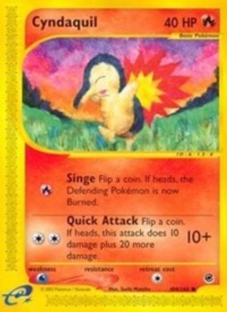 Cyndaquil 104/165 - Reverse Holofoil Expedition