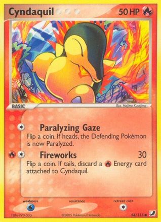 Cyndaquil 054/115 - Reverse Holofoil Unseen Forces