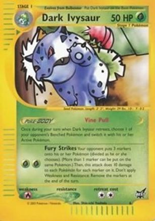 Dark Ivysaur 006 Best of Promos