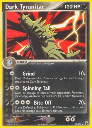 Dark Tyranitar 019/109 - Reverse Holofoil Team Rocket Returns