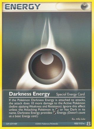 Darkness Energy (Special) 103/113 - Reverse Holofoil Delta Species