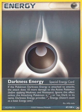 Darkness Energy (Special) 087/108 - Reverse Holofoil Power Keepers
