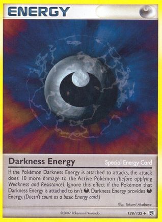 Darkness Energy 129/132 - Reverse Holofoil Secret Wonders
