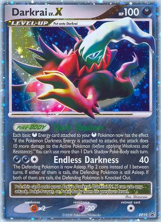 Darkrai LV.X DP19 - Holofoil Diamond and Pearl Promos