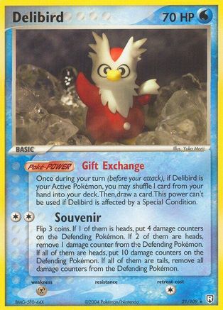 Delibird 021/109 - Reverse Holofoil Team Rocket Returns