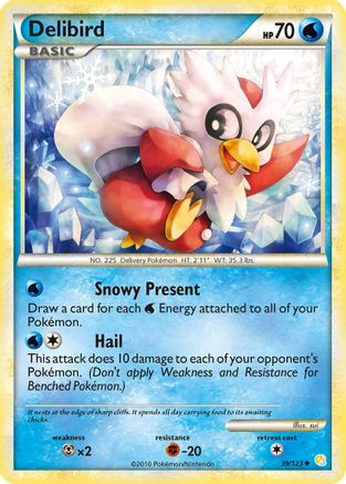 Delibird 039/123 HeartGold SoulSilver