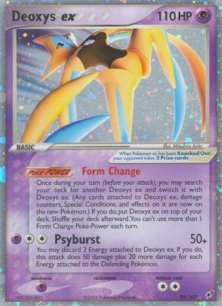 Deoxys ex (Attack Forme) 098/107 - Holofoil Deoxys