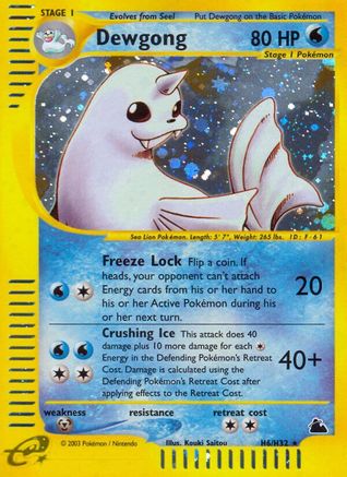 Dewgong H06/H32 - Holofoil Skyridge