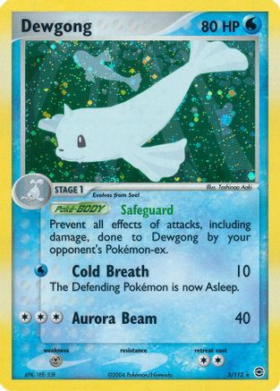 Dewgong 003/112 - Holofoil FireRed & LeafGreen