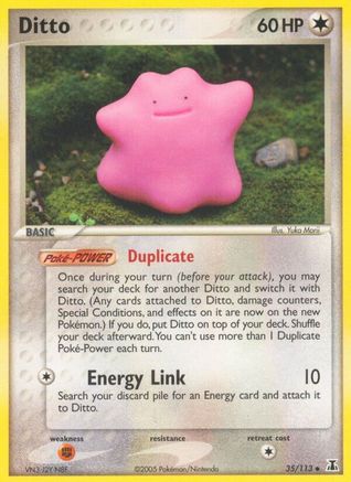 Ditto 035/113 - Reverse Holofoil Delta Species