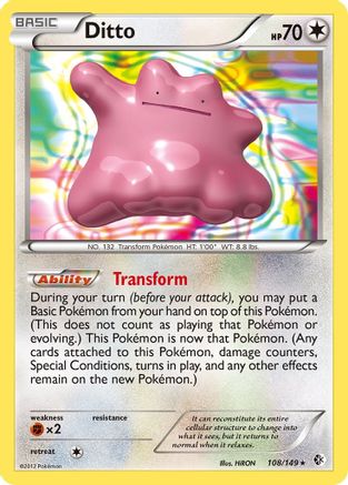 Ditto 108/149 - Holofoil Boundaries Crossed