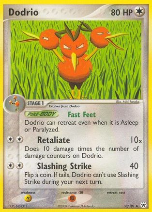 Dodrio 033/101 - Reverse Holofoil Hidden Legends