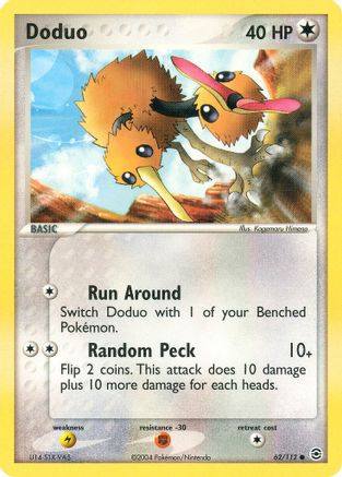 Doduo 062/112 - Reverse Holofoil FireRed & LeafGreen