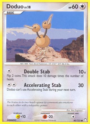 Doduo 080/123 - Reverse Holofoil Mysterious Treasures