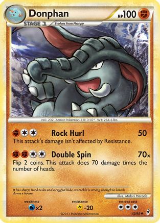 Donphan 042/95 - Reverse Holofoil Call of Legends