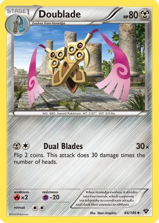 Doublade 084/146 - Reverse Holofoil XY Base Set