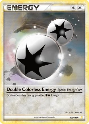 Double Colorless Energy 103/123 - Reverse Holofoil HeartGold SoulSilver