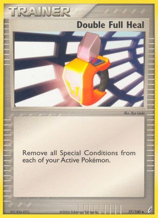 Double Full Heal 077/100 - Reverse Holofoil Crystal Guardians
