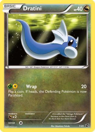 Dratini 001/20 - Holofoil Dragon Vault