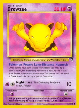 Drowzee 073/110 - Reverse Holofoil Legendary Collection