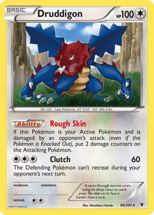 Druddigon 089/101 - Reverse Holofoil Noble Victories