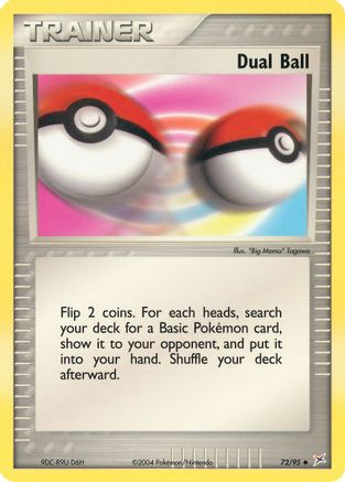 Dual Ball 072/95 - Reverse Holofoil Team Magma vs Team Aqua
