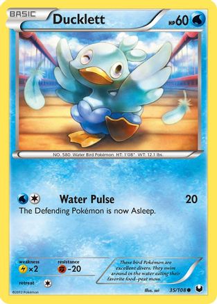 Ducklett 035/108 - Reverse Holofoil Dark Explorers