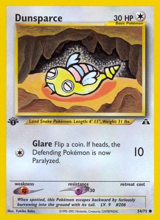 Dunsparce 054/75 - 1st Edition Neo Discovery