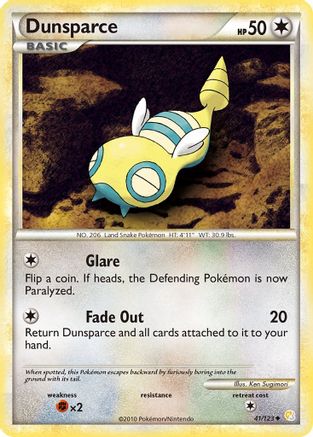 Dunsparce 041/123 - Reverse Holofoil HeartGold SoulSilver