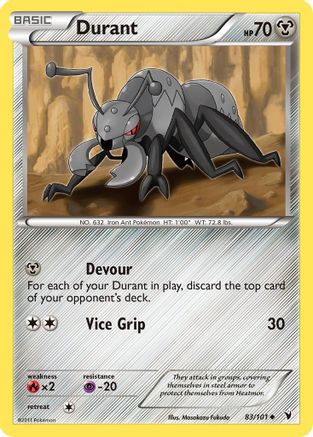 Durant 083/101 - Reverse Holofoil Noble Victories