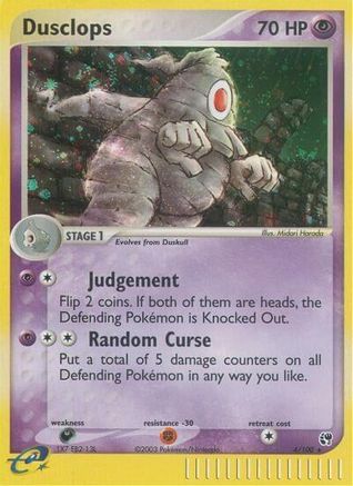 Dusclops 004/100 - Reverse Holofoil Sandstorm