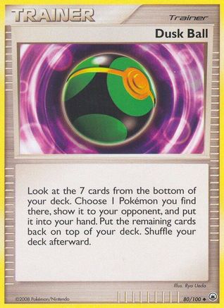 Dusk Ball 080/100 - Reverse Holofoil Majestic Dawn