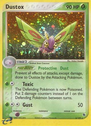Dustox 006/109 - Holofoil Ruby and Sapphire