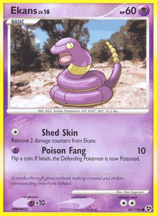 Ekans 066/106 - Reverse Holofoil Great Encounters