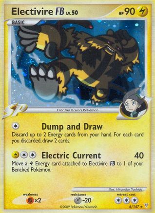 Electivire FB 004/147 - Reverse Holofoil Supreme Victors