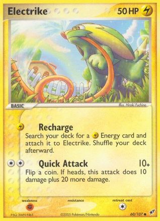 Electrike 060/107 - Reverse Holofoil Deoxys