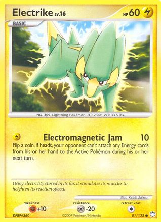 Electrike 081/123 - Reverse Holofoil Mysterious Treasures