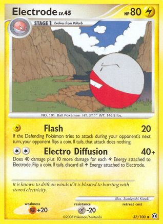 Electrode 037/100 - Reverse Holofoil Stormfront