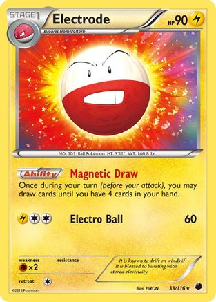Electrode 033/116 - Reverse Holofoil Plasma Freeze
