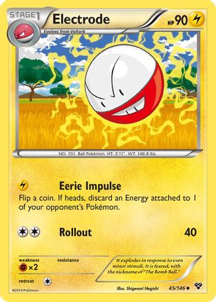 Electrode 045/146 - Reverse Holofoil XY Base Set