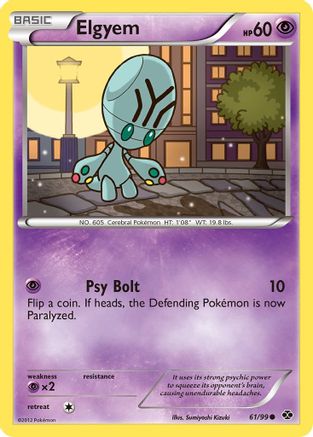 Elgyem 061/99 - Reverse Holofoil Next Destinies