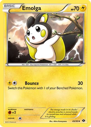 Emolga 049/99 - Reverse Holofoil Next Destinies