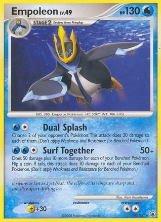 Empoleon 017/100 - Reverse Holofoil Majestic Dawn