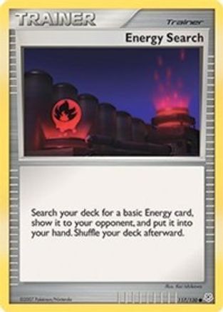 Energy Search 117/130 - Reverse Holofoil Diamond and Pearl