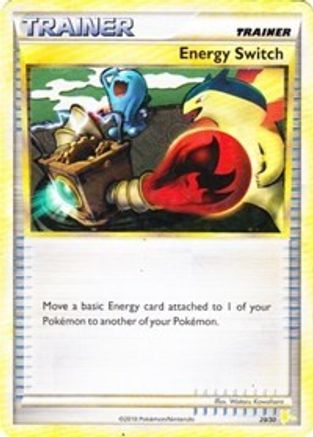 Energy Switch (Raichu) 029 HGSS Trainer Kit Gyarados & Raichu