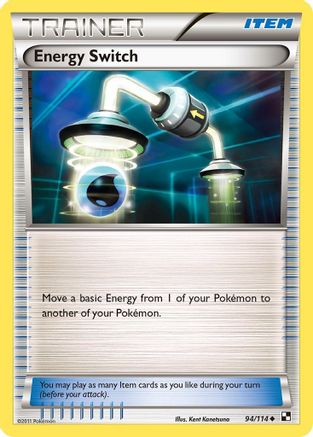 Energy Switch 094/114 - Reverse Holofoil Black and White