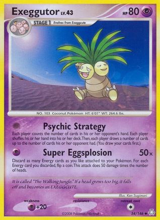 Exeggutor 054/146 - Reverse Holofoil Legends Awakened