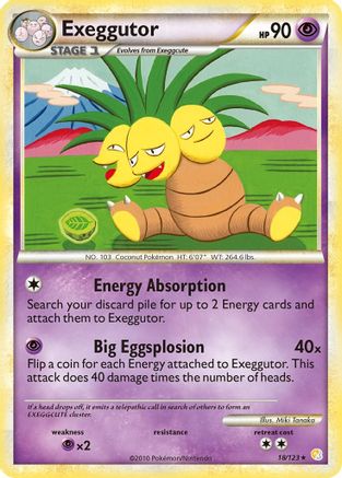 Exeggutor 018/123 - Reverse Holofoil HeartGold SoulSilver