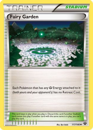 Fairy Garden 117/146 - Reverse Holofoil XY Base Set